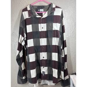 LRG Wovens Lifted Research Group Men’s‎ Plaid Long Sleeve Button Up Shirt Sz XXL